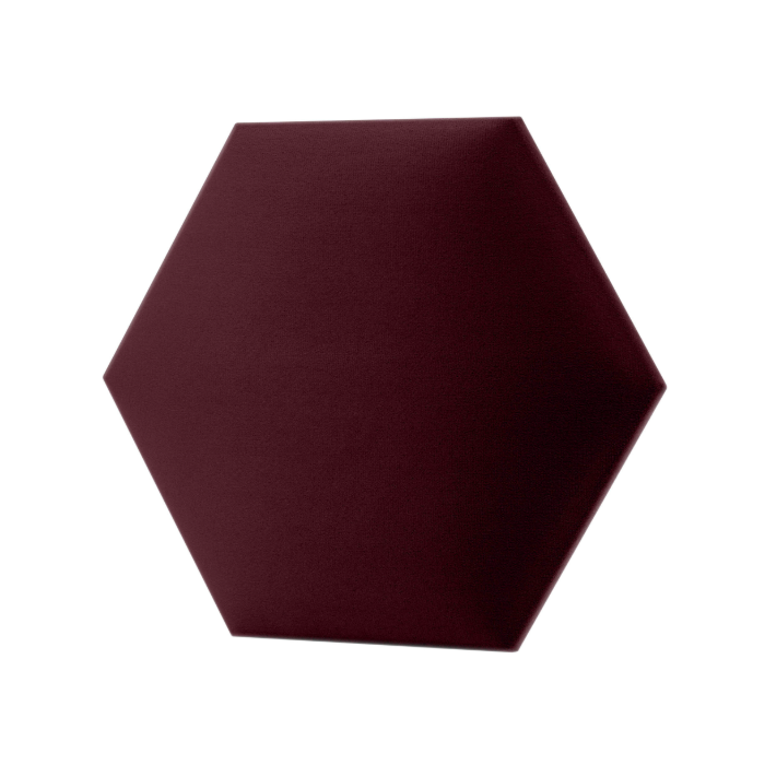 Polsterte Blende in Bordeauxrot